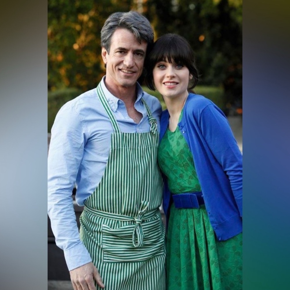 ANTHROPOLOGIE GRASS COURT DRESS size 10 eyelet as seen on new girl!